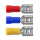 Mixed CTBFS6 BLUE CRIMP TERMINALS 6.3mm Blue Female Spade