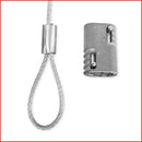 Mixed CW2-HANG3 Soft Loop Fast Hang Kit 3m Cat Wire (2mm) + Wire Grip