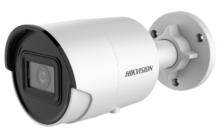 Hikvision DS-2CD2046G2-IU(2.8mm)(C) 4MP AcuSense external bullet, 2.8mm fixedlens, H.265+, 
DC12V & PoE, WDR, 40m IR