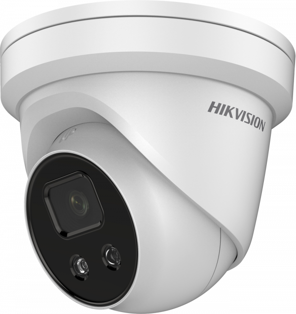 Hikvision DS-2CD2386G2-IU(2.8mm)(C) 8MP AcuSense external turret, 2.8mm lens, H.265+, 
DC12V & PoE, WDR, 30m IR, built-in mic