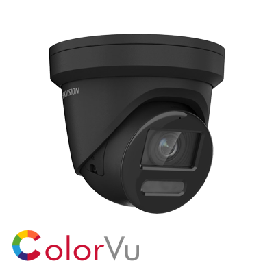 Hikvision DS-2CD2387G2H-LISU/SL(2.8mm)(EF) Black 8 MP Smart Hybrid Light with ColorVu Fixed Turret Network Camera