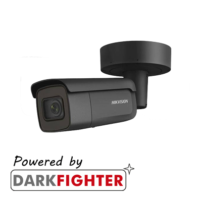 Hikvision DS-2CD2646G2-IZS/BLACK(C) 4MP AcuSense external bullet, 2.8-12mm motorized lens, H.265+, DC12V & PoE, WDR, 60m IR