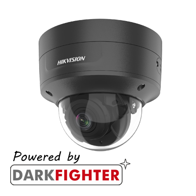 HIKVISION DS-2CD2746G2-IZS/BLACK(C) AcuSense 4MP motorized varifocal lens Darkfighter dome camera with IR