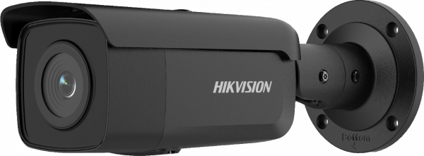 Hikvision DS-2CD2T46G2-2I(2.8MM)/BLACK(C) AcuSense 4MP fixed lens Darkfighter bullet camera with IR