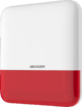Hikvision DS-PS1-E-WE-RED AX PRO Wireless Outdoor Sounder - Red