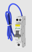 Danson E-DLYM2120 20A, Mini Single Pole 6kA RCBO, B Curve 30mA Type A (Was E-DLYC2120)