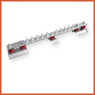 Mixed EBAR10-2T EARTH BARS- 680mm 10 WAY TINNED  Twin Test Link