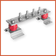 Mixed EBAR4T EARTH BARS- 250mm 4 WAY TINNED  BAR