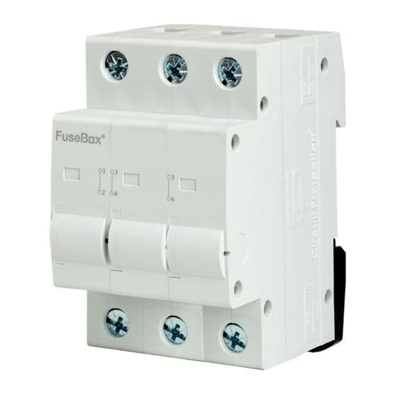 Fusebox IT1253U 3 Phase, 125A, 3P Connector DIN Rail Mounted