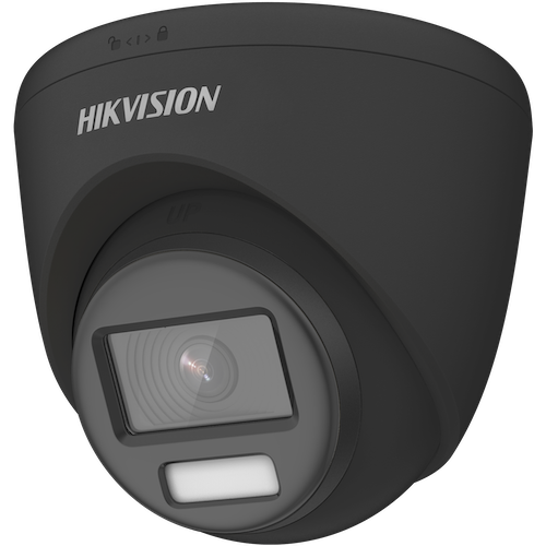 Hikvision DS-2CE72KF0T-FS(2.8MM) 3K fixed lens ColorVu Turret Camera with Audio (Black)