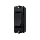 Forum Lighting CUL-42496 1 Gang Slim Grid Kinetic Switch On/Off Module Black