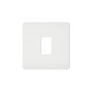Forum Lighting CUL-42499 1 Gang Kinetic Switch surround For Slim Grid – White