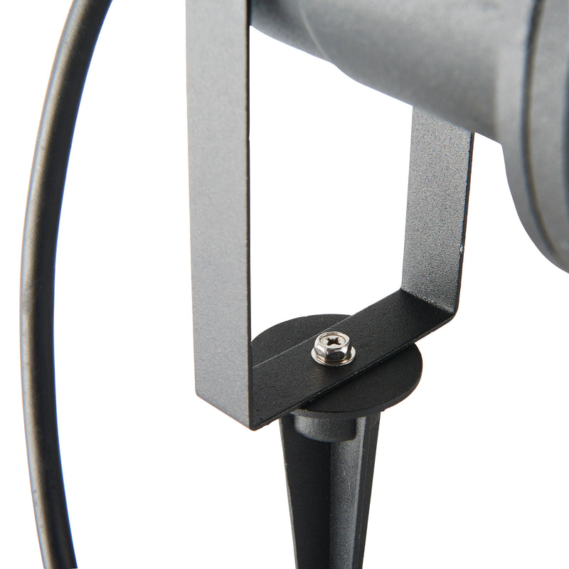 Saxby POLGU10 7W Opaz MV IP65 Dimmable Spike Light - Black