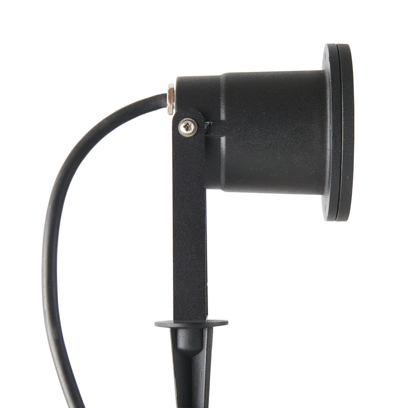 Saxby POLGU10 7W Opaz MV IP65 Dimmable Spike Light - Black