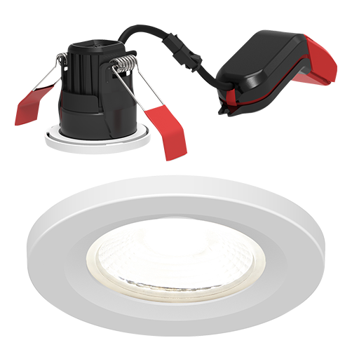 Ansell APRILEDP/MINI/CCT Prism Pro Mini CCT Fire Rated Downlight – Adjustable Color Temperature for Enhanced Lighting