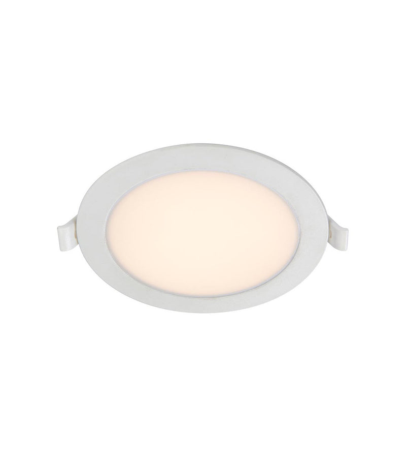 Saxby 98450 StratusDisc IP44 CCT, Multi-Wattage Recessed Round Panel Light