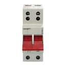 Crabtree 100-2MTT 100A DP Main Switch with Twin Supply Terminals and Live Tap Off
