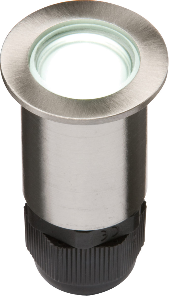 Knightsbridge MLA 4IPW IP67 24V Small Stainless Steel Ground Fitting 4 x White LED