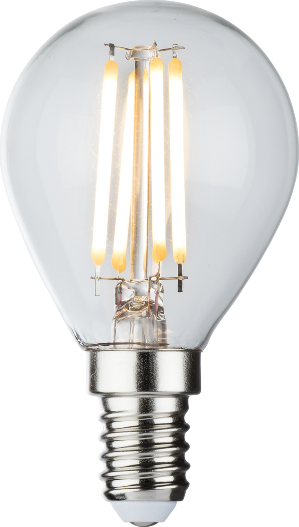 Knightsbridge MLA GBD4ASESC 230V 4W LED SES Clear Golf Ball Filament Lamp 2700K Dimmable