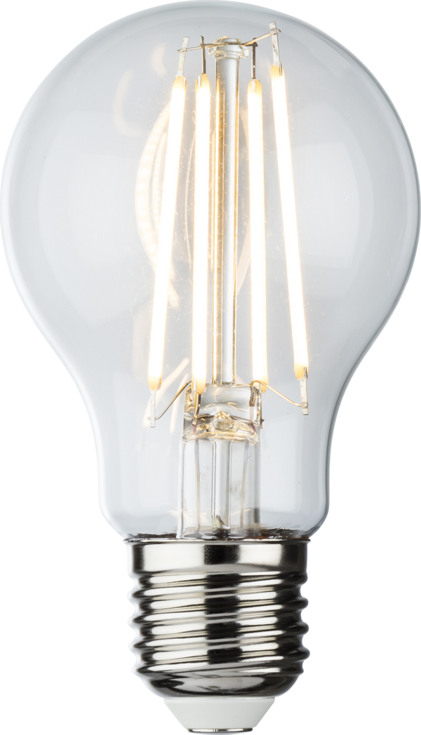 Knightsbridge MLA GLSD8AESC 230V 8W LED ES Clear GLS Filament Lamp 2700K Dimmable
