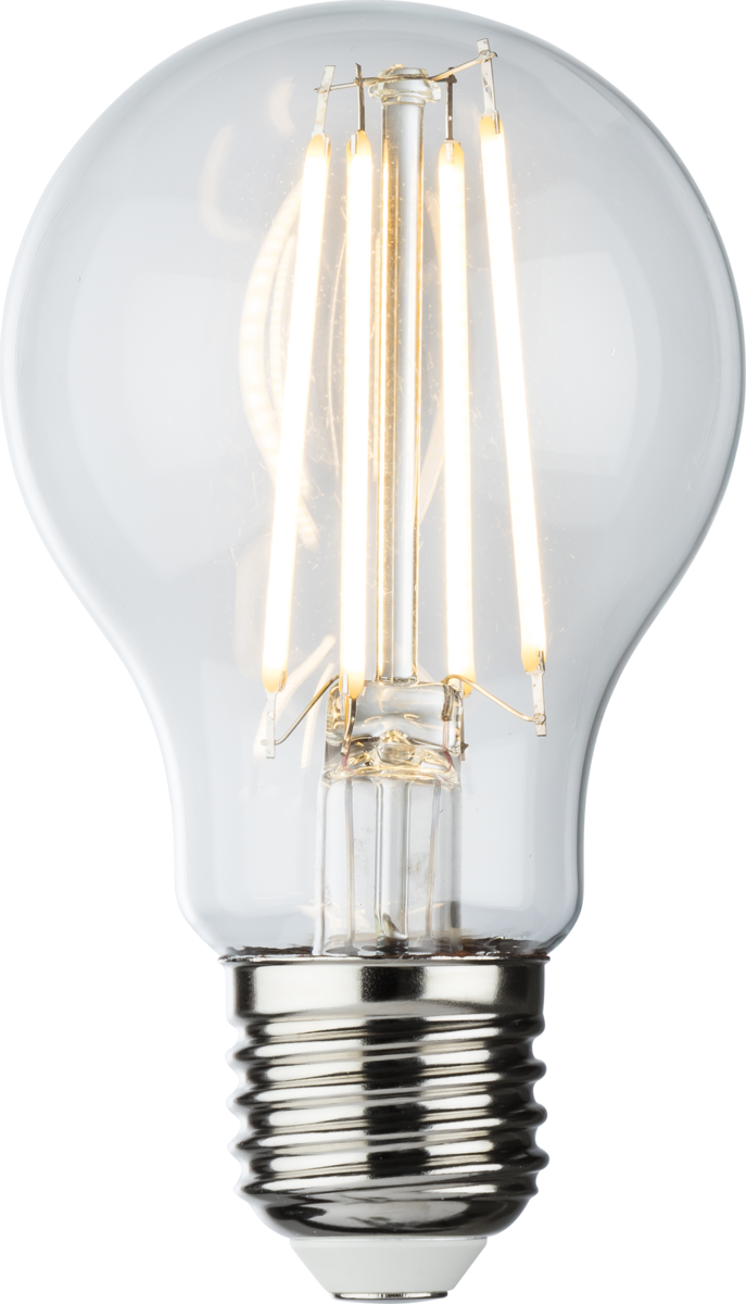 Knightsbridge MLA GLSD8AESC 230V 8W LED ES Clear GLS Filament Lamp 2700K Dimmable