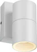 Knightsbridge MLA OWALL1WP 230V IP54 GU10 Fixed Single Wall Light with Photocell Sensor - White