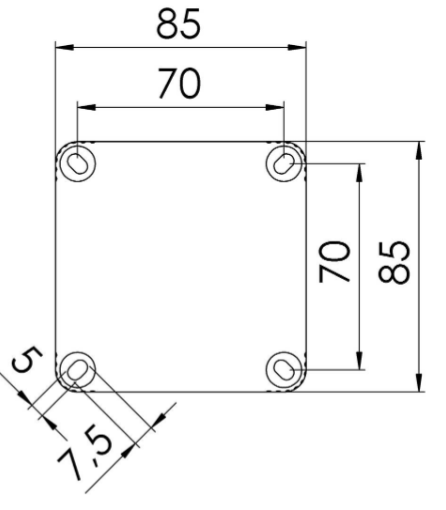 Wiska Combi 308 10060581 Black Junction Box