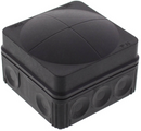 Wiska Combi 108 10061999 Black Junction Box