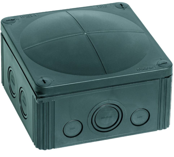 Wiska Combi 1010 10062214 Black Junction Box