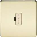 Knightsbridge MLA SF6000PB Screwless 13A Fused Spur Unit - Polished Brass