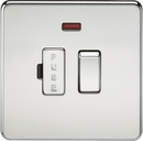 Knightsbridge MLA SF6300NPC Screwless 13A Switched Fused Spur Unit with Neon - Polished Chrome