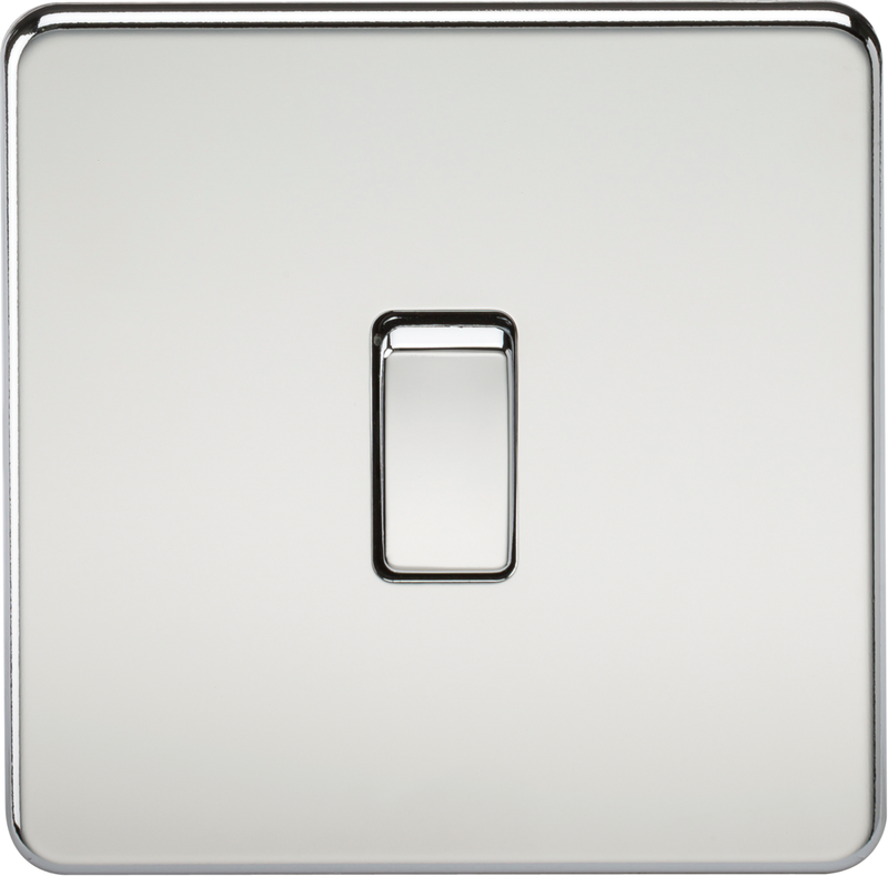 Knightsbridge MLA SF8341PC Screwless 20A 1G DP Switch - Polished Chrome