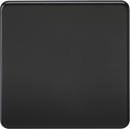 Knightsbridge MLA SF8350MB Screwless 1G Blanking Plate - Matt Black