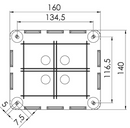 Wiska Combi 1210 10101461 White Junction Box