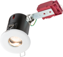 Knightsbridge MLA VFRSHGICW 230V IP65 GU10 IC Fire-Rated Shower Downlight White