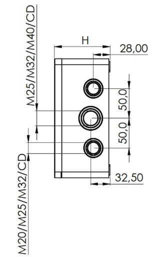 Wiska Combi 1610 10110735 Grey Junction Box