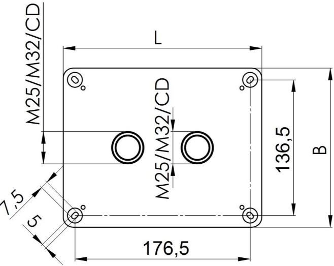 Wiska Combi 1610 10110735 Grey Junction Box