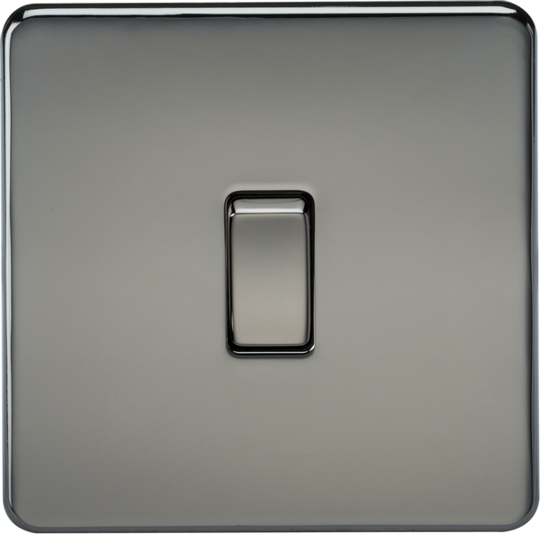 Knightsbridge MLA SF8341BN Screwless 20A 1G DP Switch - Black Nickel