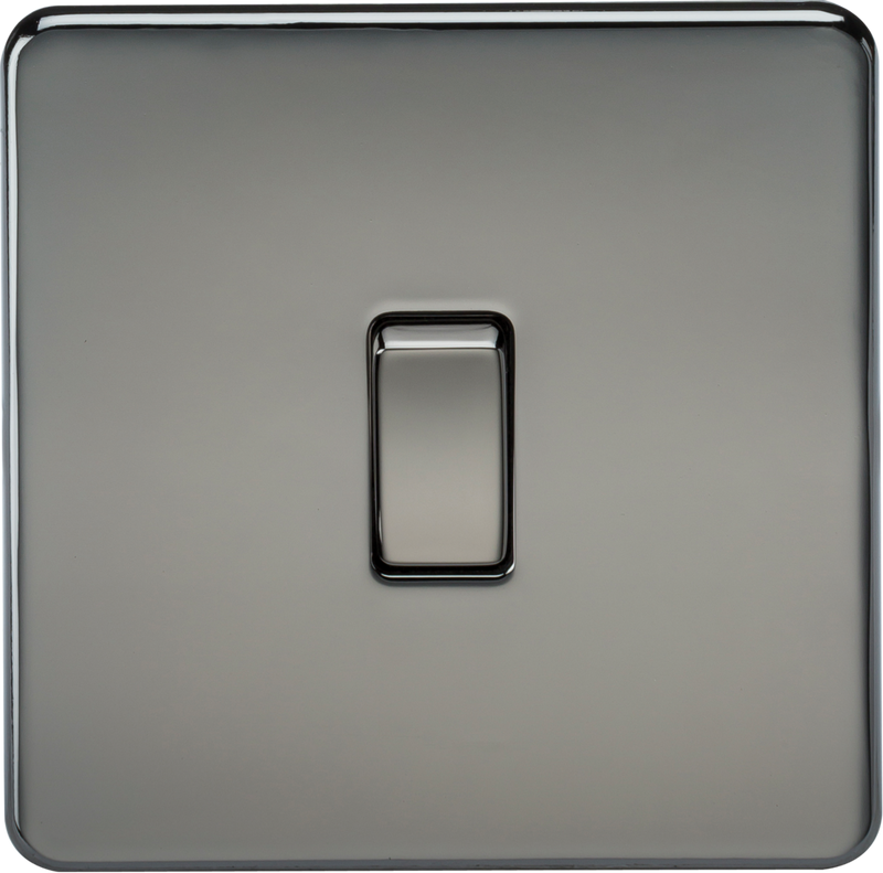 Knightsbridge MLA SF8341BN Screwless 20A 1G DP Switch - Black Nickel