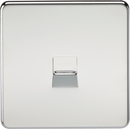 Knightsbridge MLA SF7300PC Screwless Telephone Master Socket - Polished Chrome