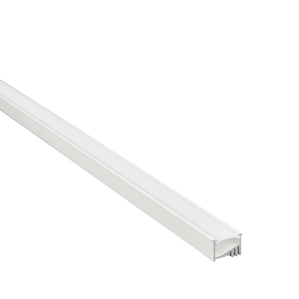 saxby 102666 Rigel Recessed Wall Washer 2m Aluminium Profile-Extrusion White