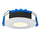 PACK OF 10 - Saxby 103174 ShieldSLIM 4CCT LED Dimmable Downlight  7W, Adjustable Colour Temperature, Energy Efficient, IP65 Waterproof and Fire Rated