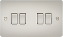Knightsbridge MLA FP4100PL Flat Plate 10AX 4G 2-way switch - pearl