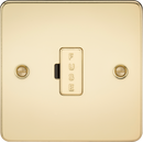 Knightsbridge MLA FP6000PB Flat Plate 13A fused spur unit - polished brass