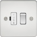 Knightsbridge MLA FP6300PC Flat Plate 13A switched fused spur unit - polished chrome