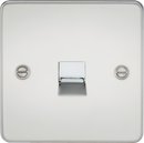 Knightsbridge MLA FP7400PC Flat Plate Telephone extension socket - polished chrome