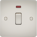 Knightsbridge MLA FP8341NPL Flat Plate 20A 1G DP switch with neon - pearl