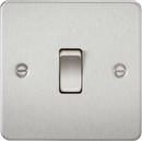 Knightsbridge MLA FP1200BC Flat Plate 10AX 1G Intermediate Switch - Brushed Chrome