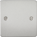 Knightsbridge MLA FP8350BC Flat Plate 1G blanking plate - brushed chrome