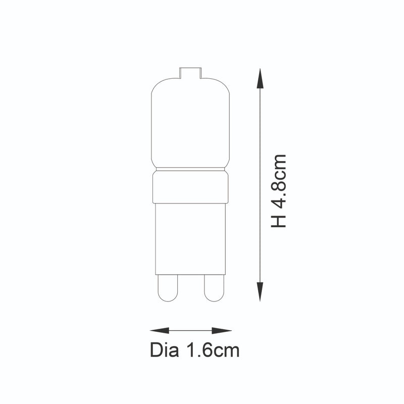 Endon G9 LED Frosted SMD Lamp